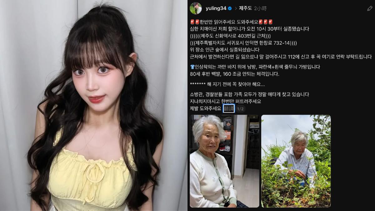 才結束簽書會！邊荷律失智症奶奶突失蹤　急